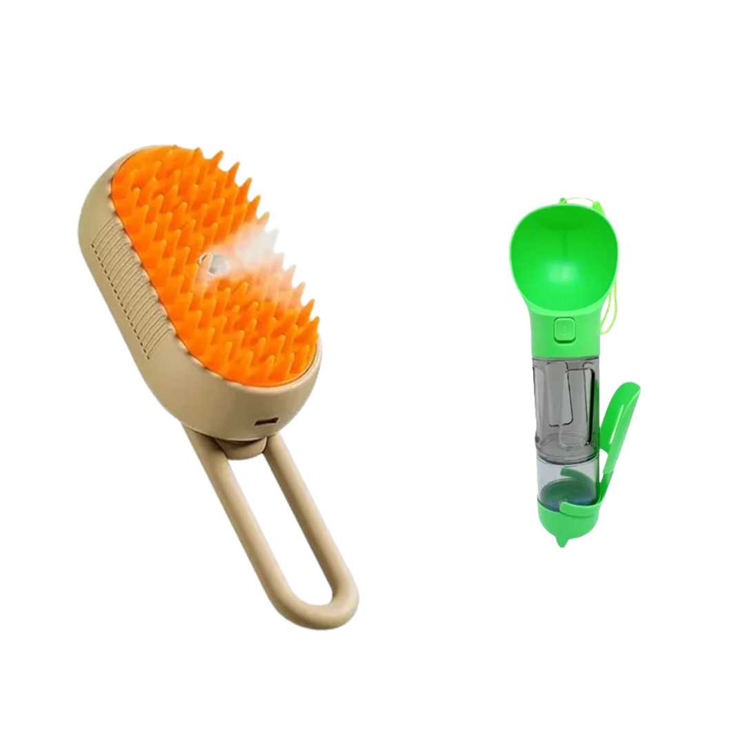 Cepillo Vaporizador + bebedero de agua